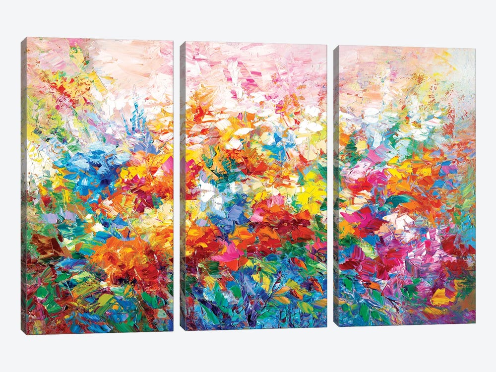 Summer Glory by Leon Devenice 3-piece Canvas Artwork