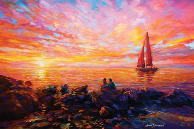 Sunset Melody by Leon Devenice canvas print