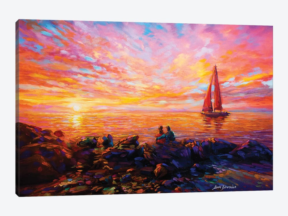 Sunset Melody by Leon Devenice 1-piece Canvas Print