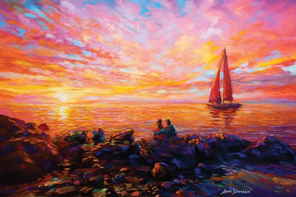 Nautical Living Room: Sunset Melody by Leon Devenice