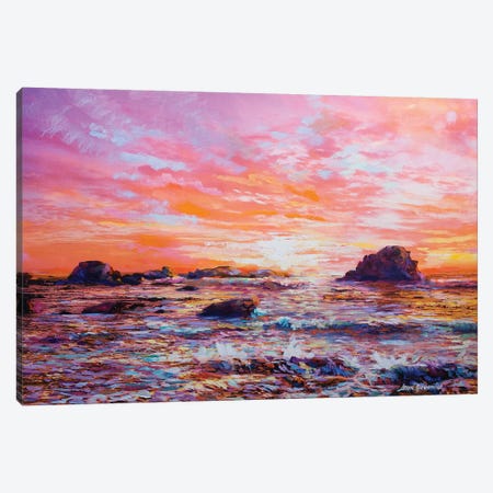 Sunset Memories Canvas Print #DVI83} by Leon Devenice Canvas Print