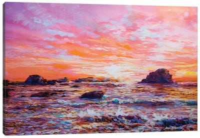 Sunset Memories Canvas Art Print - Leon Devenice