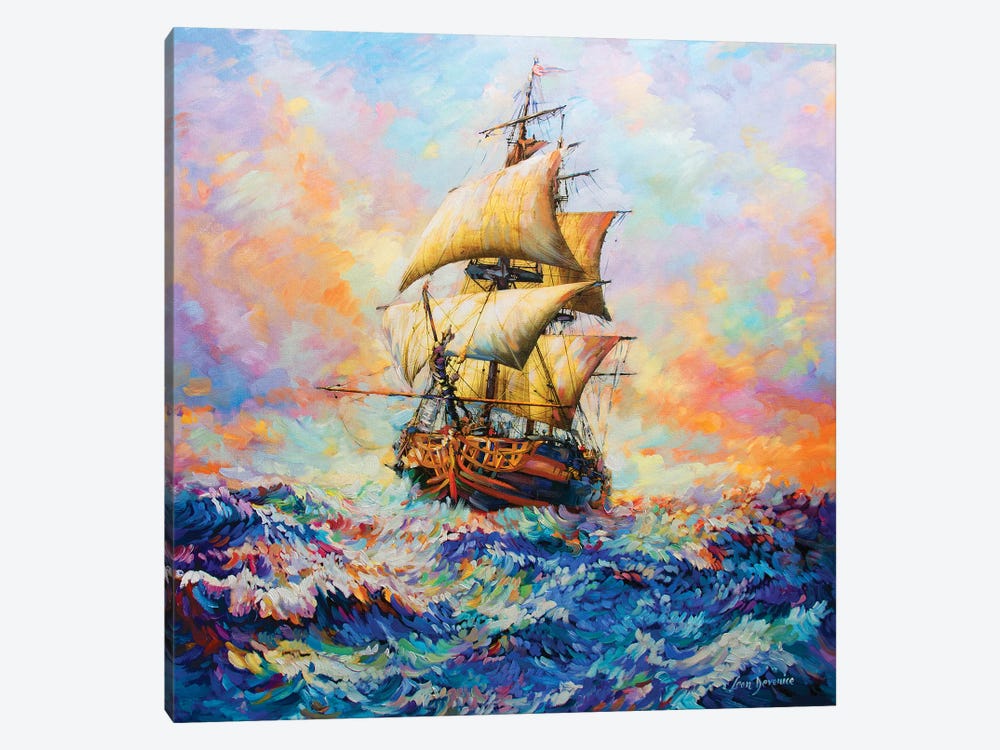 The Captain's Story by Leon Devenice 1-piece Canvas Artwork