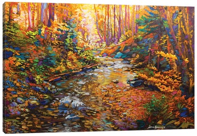 The Glory Of Autumn Canvas Art Print - Leon Devenice