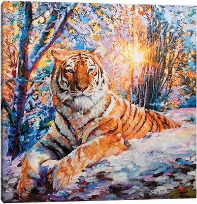 Tiger Prince Canvas Art Print - Leon Devenice