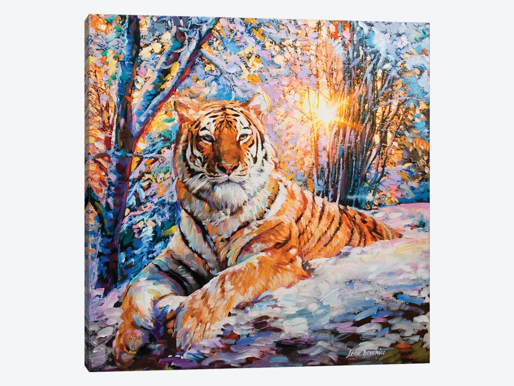 Tiger Prince by Leon Devenice 1-piece Canvas Print