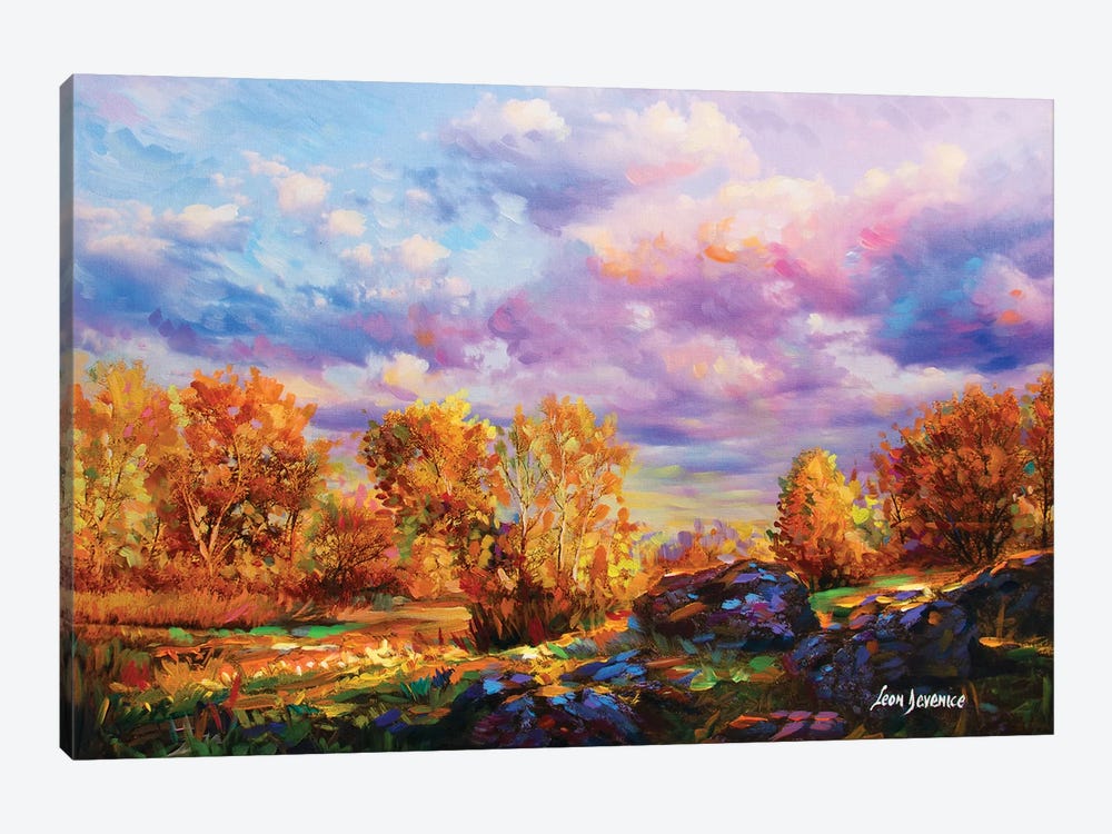 Tints Of Autumn by Leon Devenice 1-piece Canvas Art