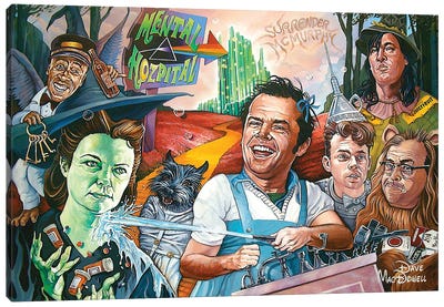 One Flew Over The Rainbow Canvas Art Print - Dave MacDowell