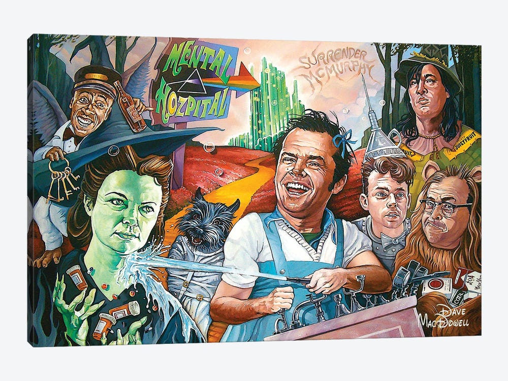 One Flew Over The Rainbow by Dave MacDowell 1-piece Canvas Wall Art