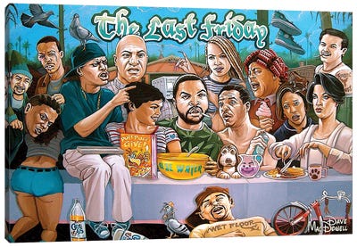 The Last Friday Canvas Art Print - The Last Supper Reimagined