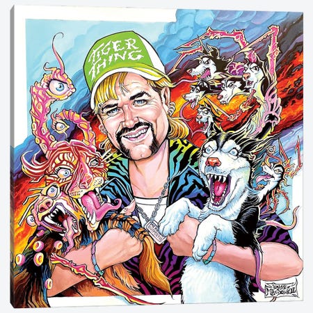Tiger Thing Canvas Print #DVM27} by Dave MacDowell Canvas Artwork