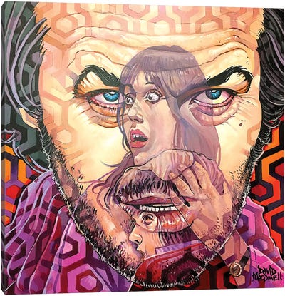Wendy My Darling Canvas Art Print - Jack Nicholson