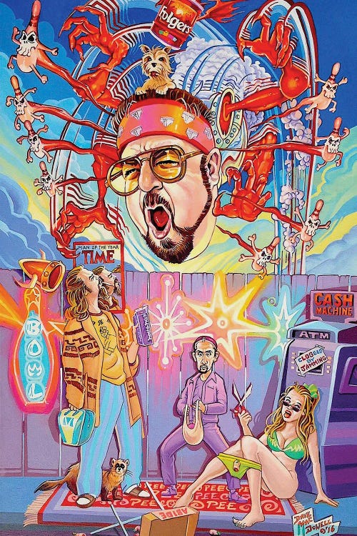 Appetite for Lebowski Big by Dave MacDowell wall art