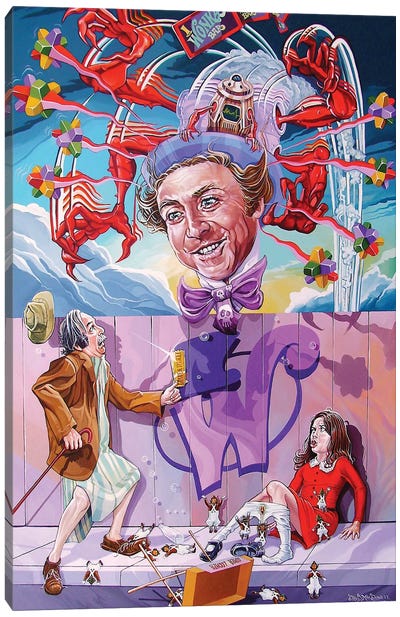 Appetite For Veruca Canvas Art Print - Willy Wonka