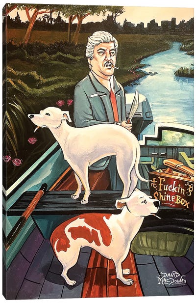 Billy Batts Canvas Art Print - Dog Art