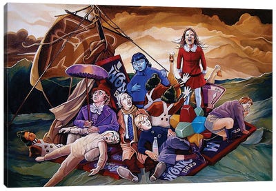 The Wrath Of Veruca Canvas Art Print - Willy Wonka