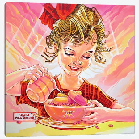 Breakfast Of Champions Canvas Print #DVM4} by Dave MacDowell Canvas Art