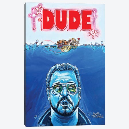 Dude! Canvas Print #DVM50} by Dave MacDowell Canvas Wall Art
