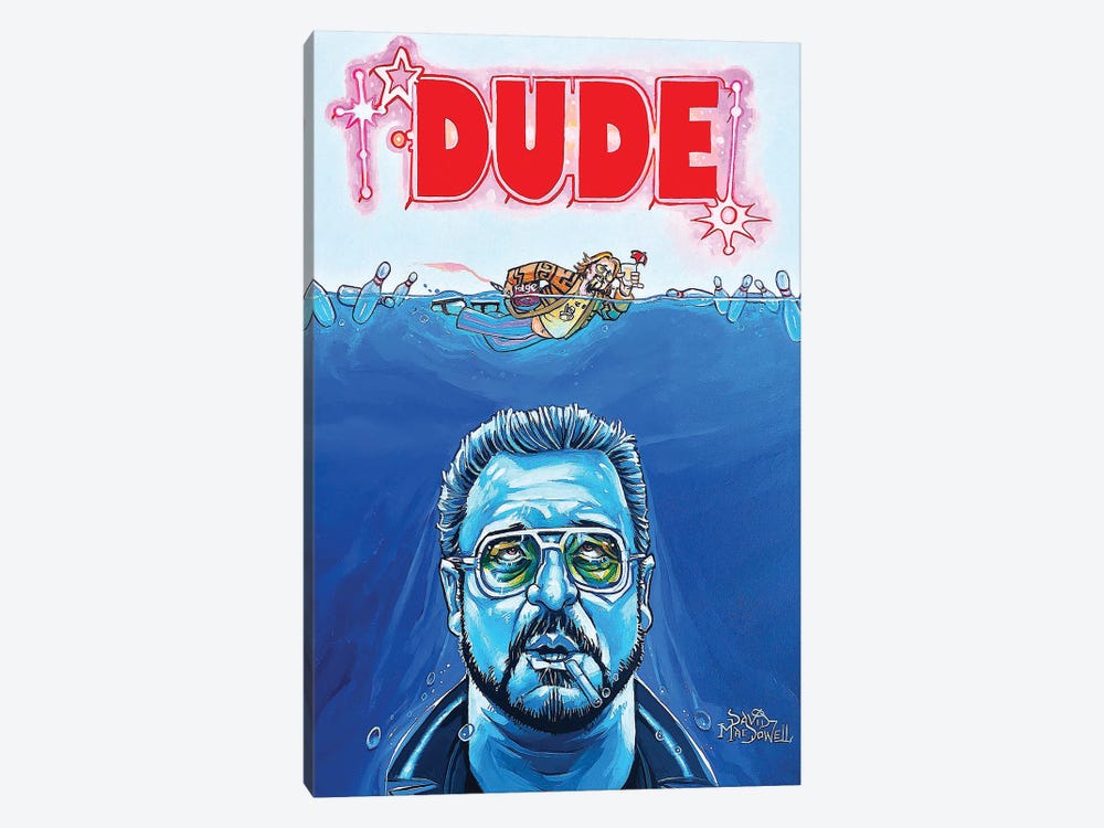 Dude! by Dave MacDowell 1-piece Canvas Art Print