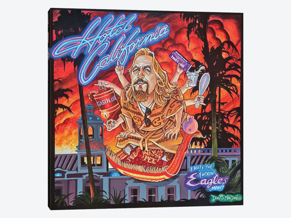 I Hate The Fucking Eagles by Dave MacDowell 1-piece Canvas Wall Art