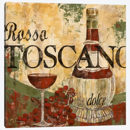 Rosso Tosano Canvas Print #DVN14} by Maria Donovan Canvas Wall Art