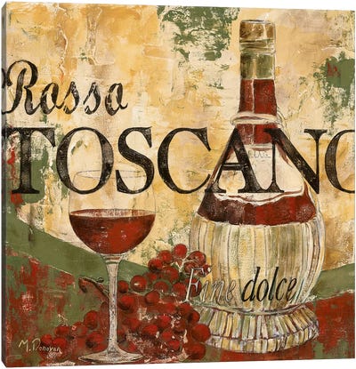 Rosso Tosano Canvas Art Print