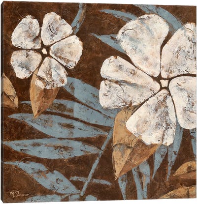 Flowers on Chocolate II Canvas Art Print