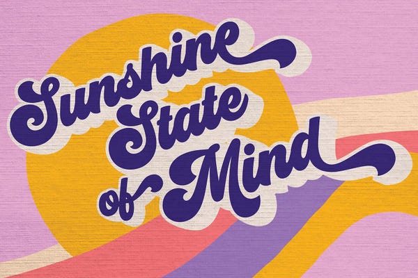 Good Vibes & Stayin' Alive: Retro Rainbow Wave IV by Dominique Vari