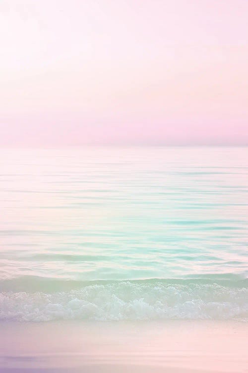 Dreamy Pastel Seascape I Pink