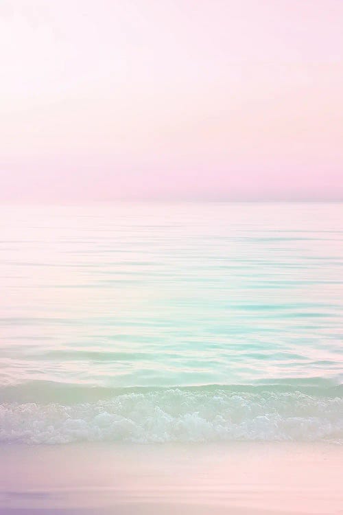 Dreamy Pastel Seascape I Pink by Dominique Vari wall art