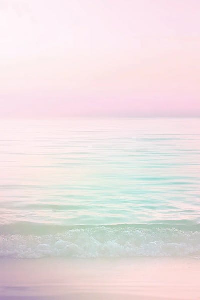 Dreamer: Dreamy Pastel Seascape I Pink by Dominique Vari