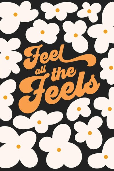 Dominique Vari: Feel All The Feels Retro Floral by Dominique Vari