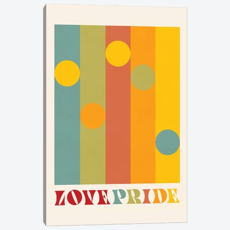 Love Pride Canvas Print #DVR156} by Dominique Vari Canvas Art