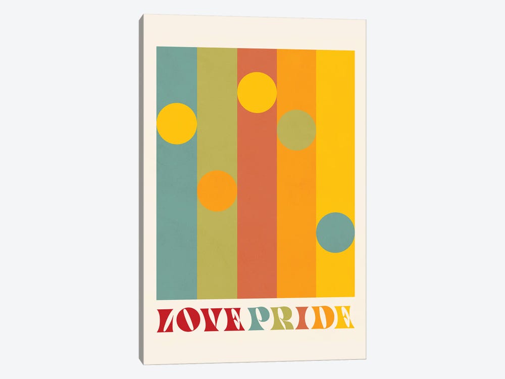Love Pride 1-piece Canvas Wall Art