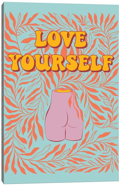 Love Yourself Canvas Art Print - Dominique Vari
