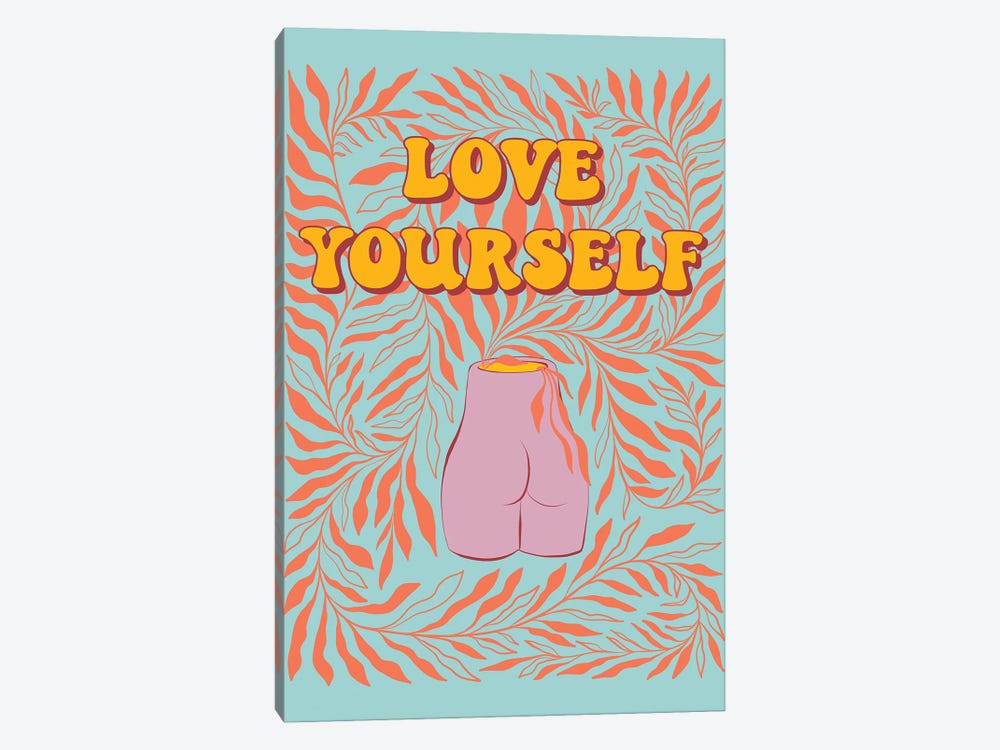 Love Yourself by Dominique Vari 1-piece Canvas Art Print