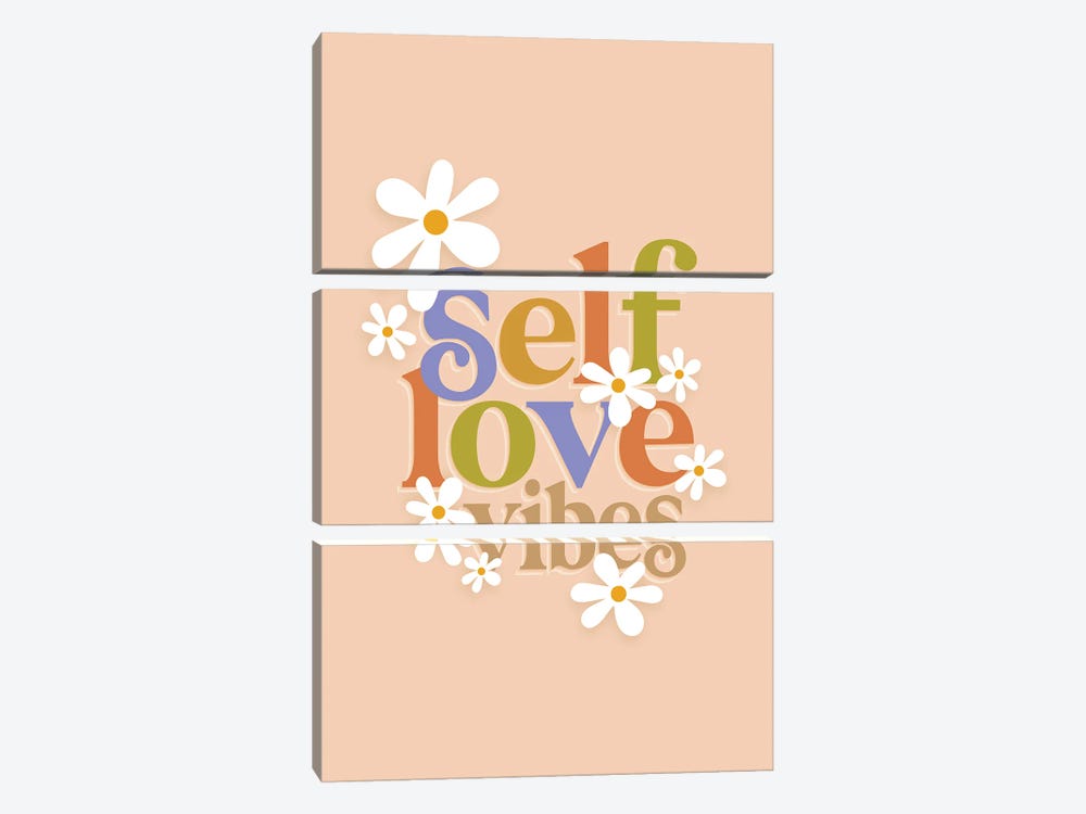 Self Love Vibes by Dominique Vari 3-piece Canvas Wall Art