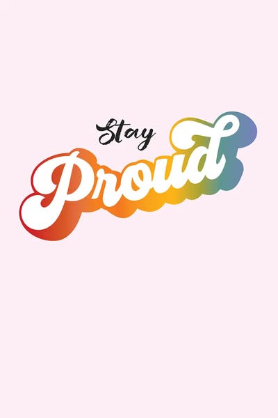 Stay Proud by Dominique Vari canvas print