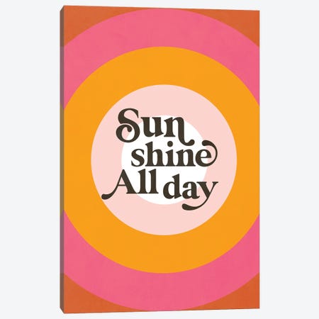Sunshine All Day Canvas Print #DVR165} by Dominique Vari Canvas Print