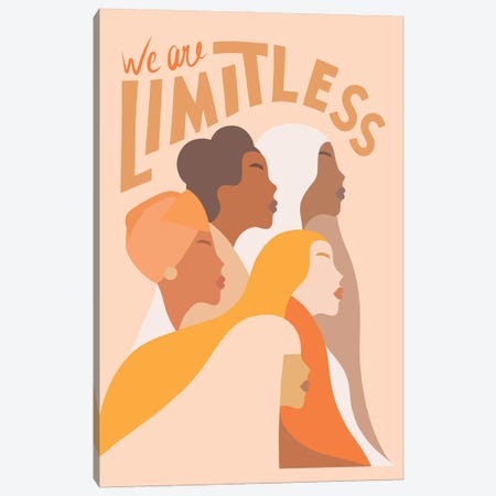 We Are Limitless I Canvas Print #DVR166} by Dominique Vari Canvas Print