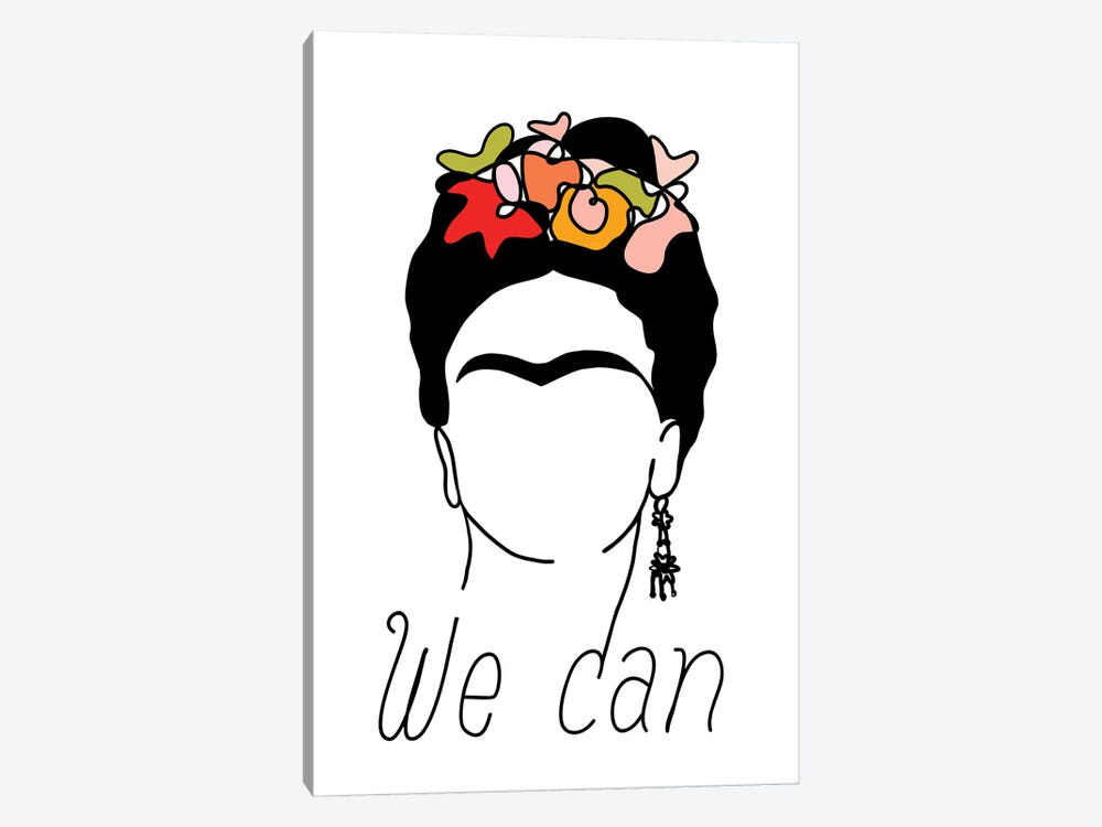 Frida We Can by Dominique Vari 1-piece Canvas Artwork