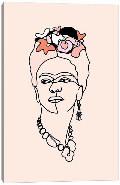 Frida Kahlo IV Canvas Art Print - Dominique Vari