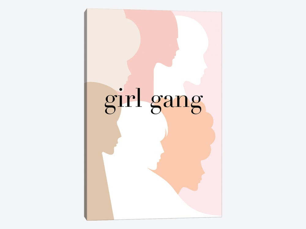 Girl Gang Pastel Pink by Dominique Vari 1-piece Art Print