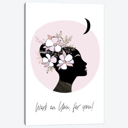 Girl II Work On You Canvas Print #DVR29} by Dominique Vari Canvas Wall Art