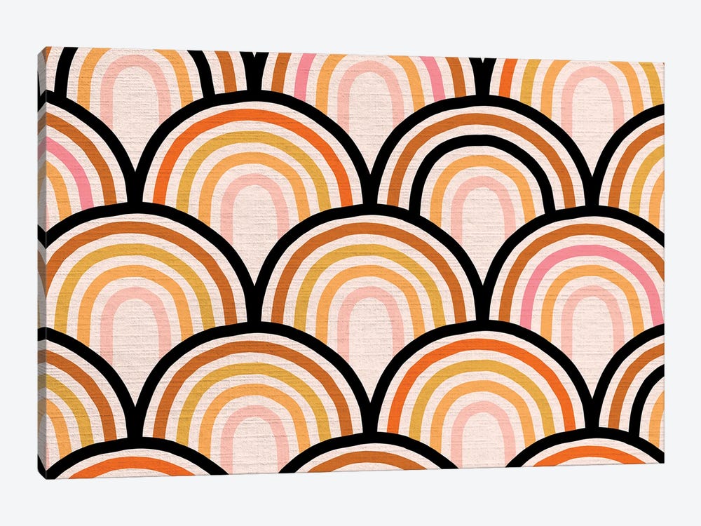 Growing Rainbow Blush Mat I by Dominique Vari 1-piece Canvas Print