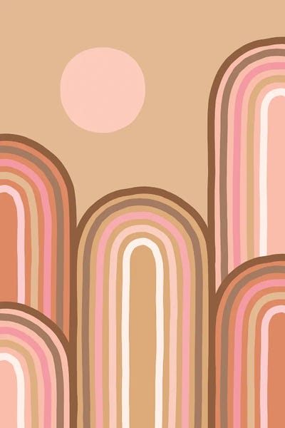 Abstract Shapes & Patterns: Growing Rainbows II by Dominique Vari