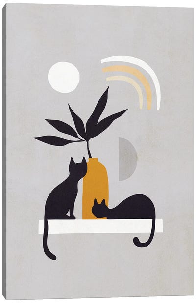 Cats And Nature IB Canvas Art Print - Dominique Vari