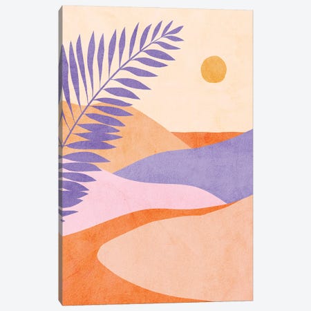 Midmod Tropical Summer IIII Lilac Canvas Print #DVR80} by Dominique Vari Canvas Wall Art