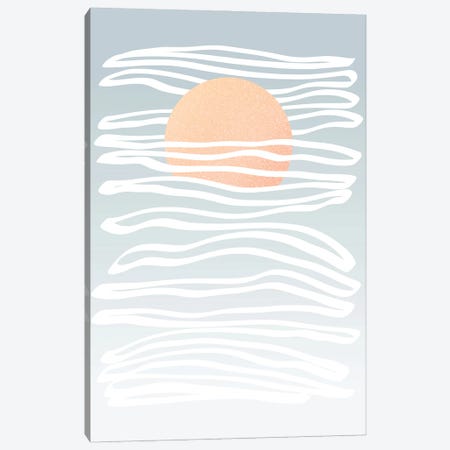Minimal Sun Stream Canvas Print #DVR84} by Dominique Vari Art Print