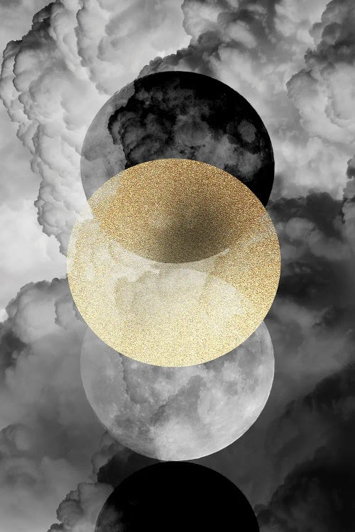 Moonphases In The Clouds